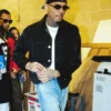 Chris Brown Boston Black Denim Jacket