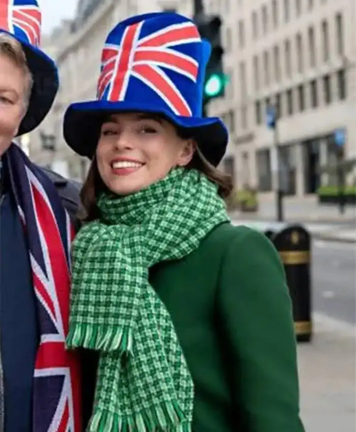 Christmas In Notting Hill Joelle Rae Green Coat