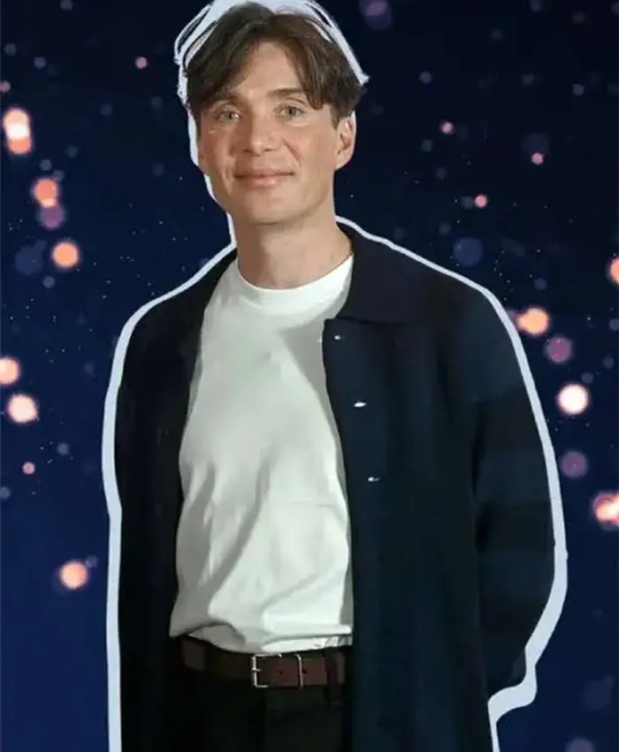 Cillian Murphy Stripe Blue Jacket