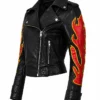 Claire Redfield Resident Evil Black Leather Jacket Sale 