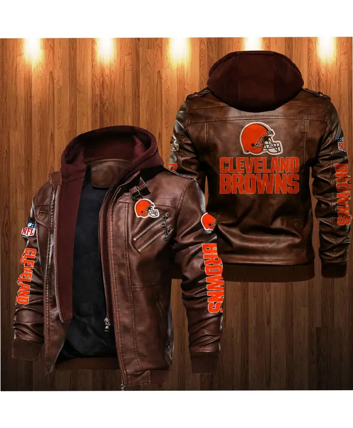 Cleveland Browns Leather Jacket