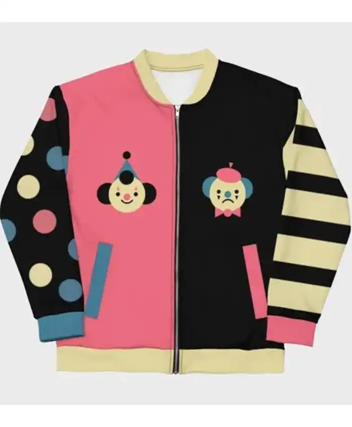 Clown vs Mime Vintage Bomber Jacket