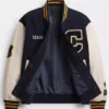 Coach Wool with Leather Varsity Jacket