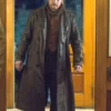 Cole Hauser Yellowstone Black Leather Long Coat