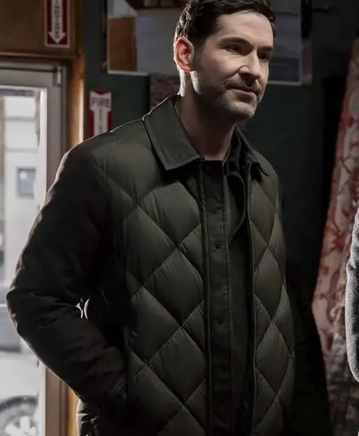 Colin Glass CIA TV Series Season 01 Tom Ellis Green and Brown Jacket