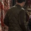 Colin Glass CIA TV Series Season 01 Tom Ellis Green and Brown Quilted Jacket