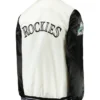 Colorado Rockies The Legend White And Black Varsity Jacket