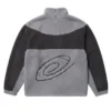 Cozmoz x Reversible Grey and Brown Fleece Jacket