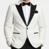 Shop Cristiano Ronaldo White Wedding Blazer