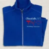 Custom Embroidered Assistant Personalized Nurse Blue Fleece Jacket