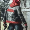 DC Comic Jason Todd Arkham Knight Red Hood Hooded Jacket