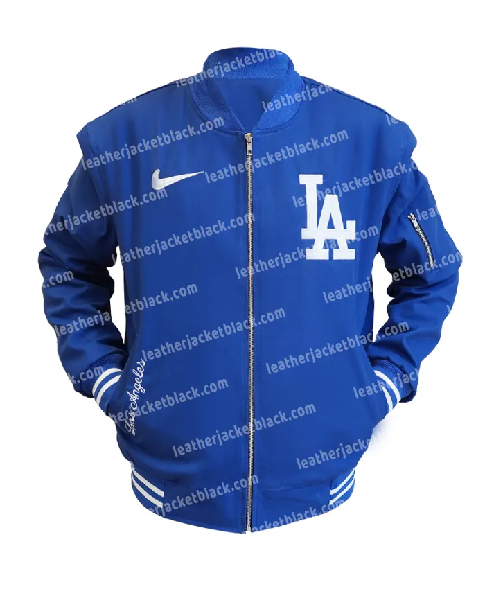 Dave Roberts LA Dodgers Bomber Jacket - Image 2