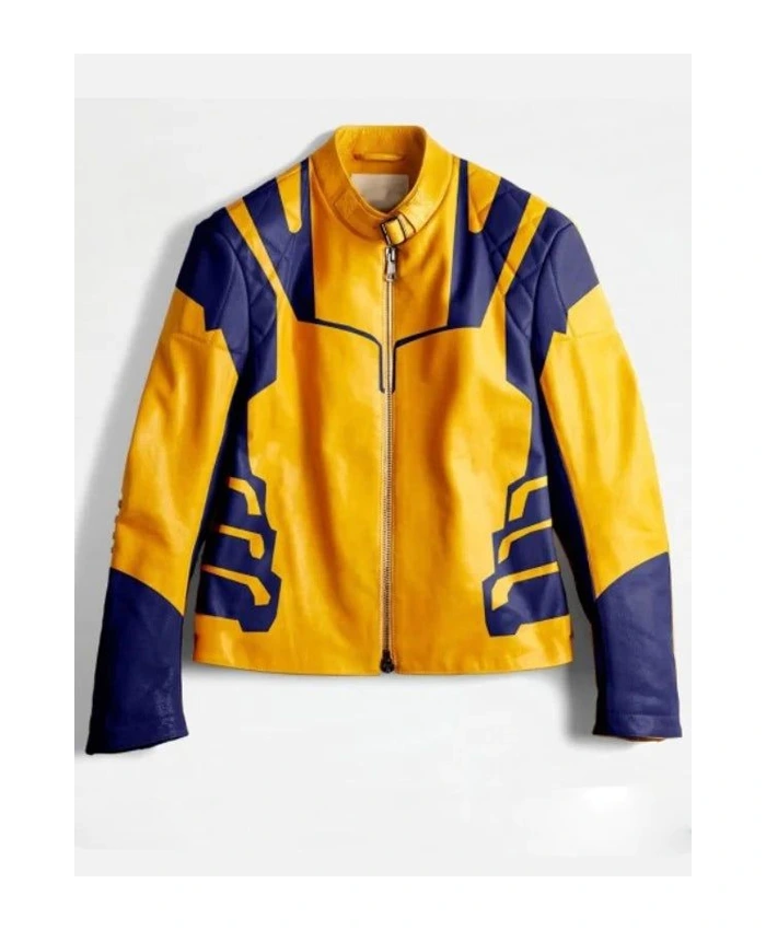Deadpool 3 Wolverine Leather Yellow Jacket