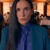 Demi Moore Movie The Substance Elisabeth Sparkle Blazer 