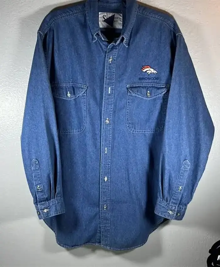 Denver Broncos NFL Denim Shirt