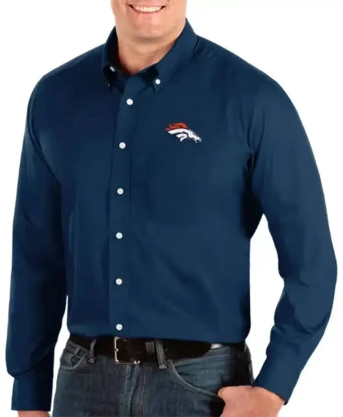 Denver Broncos NFL Dress Shirt - Image 4