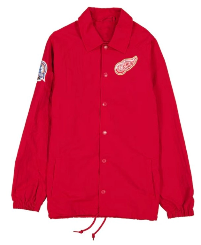 Detroit Red Wings Champs Full Snap Jacket