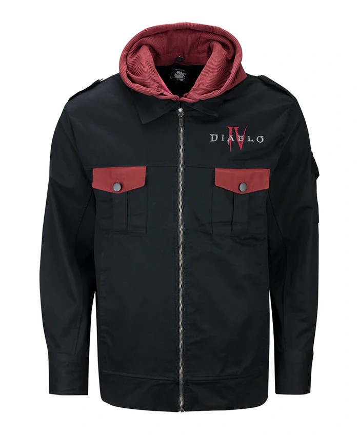 Diablo IV J!NX Black Fatigue Jacket