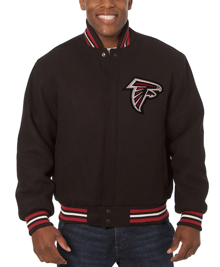 Dillon Atlanta Falcons Black Wool Jacket