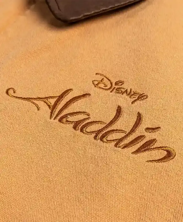 Disney Aladdin Genie x Shoe Palace Video Vault Brown And Blue Corduroy Collar Workwear Jacket
