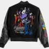 Disney Villains x Shoe Palace Video Vault Black Wool Varsity Jacket