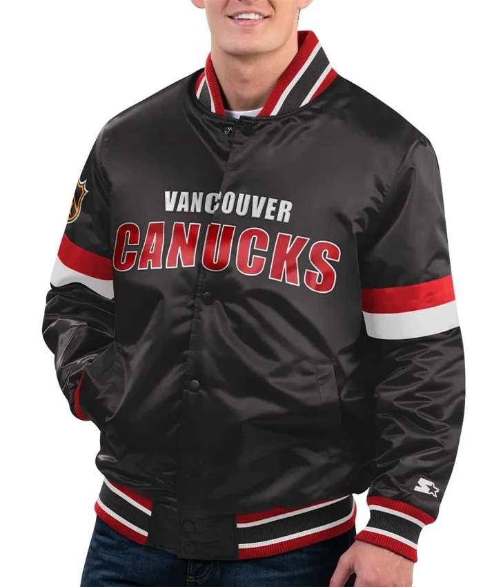 Diveplay Vancouver Canucks Satin Jacket