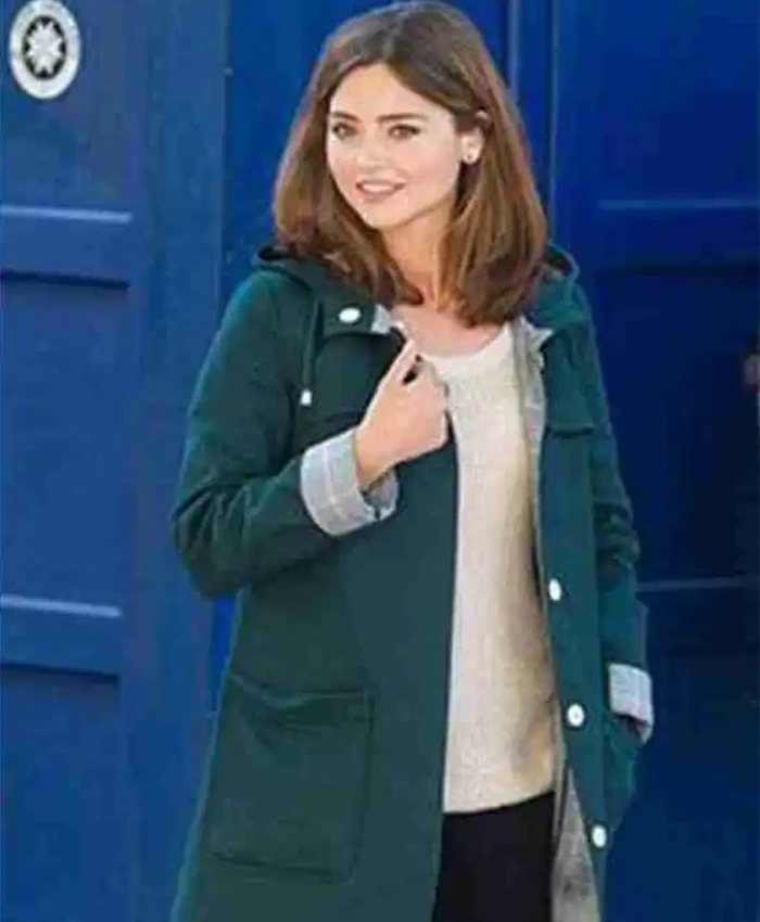 Doctor Who S08 Clara Oswald Green Coat