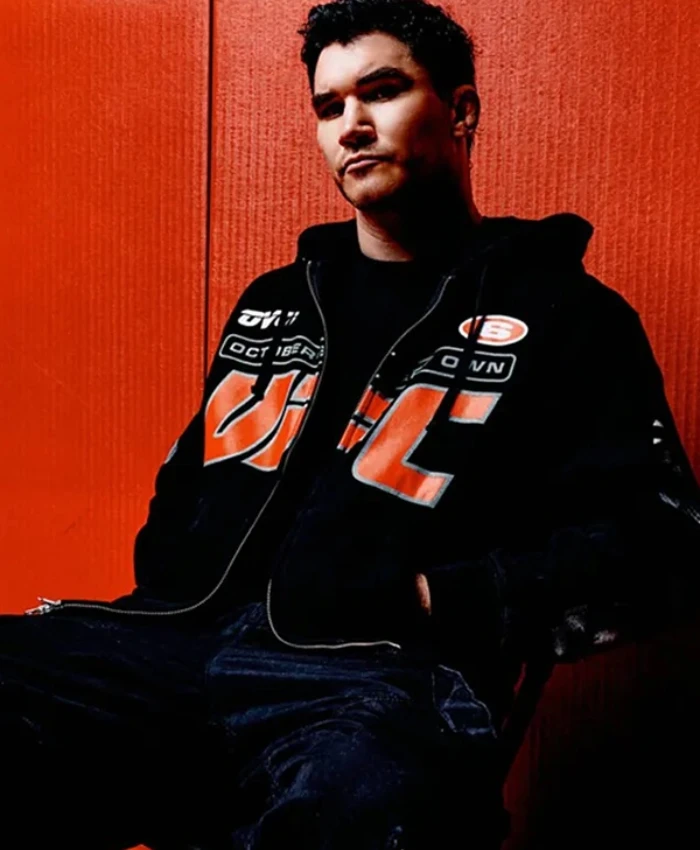 Drakes OVO x UFC 2026 Black Hooded Jacket