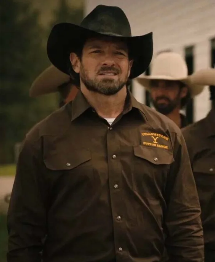 Dutton Ranch Yellowstone Brown Shirt