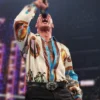 Dwayne The Rock Johnson WWE SmackDown Versace Shirt Multicolor