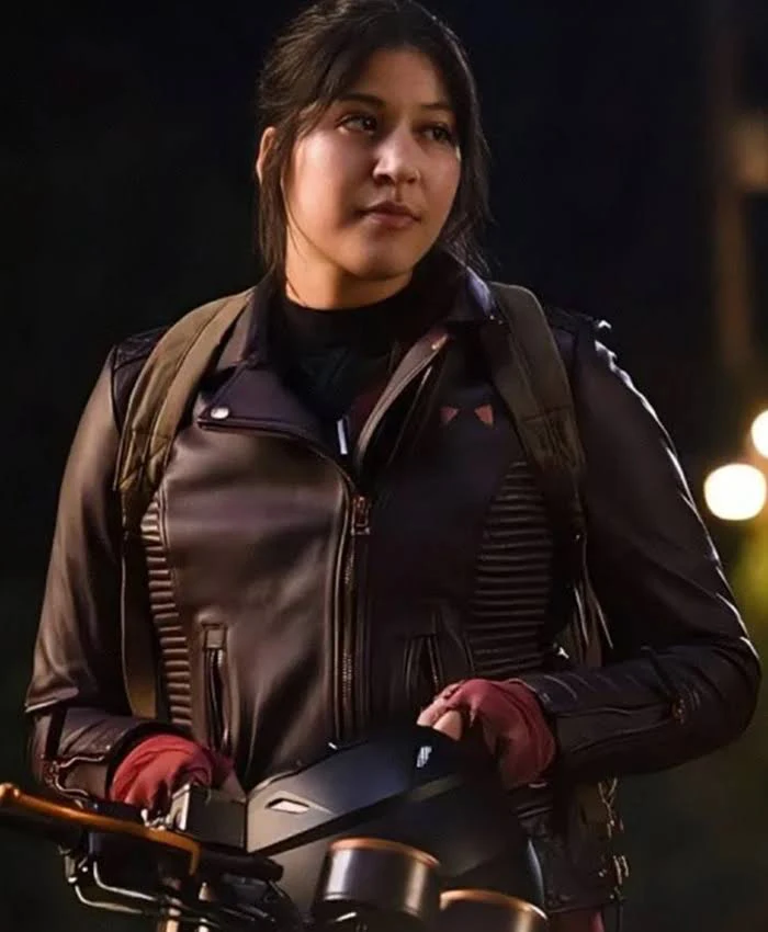 Echo Maya Lopez Black Biker Leather Jacket
