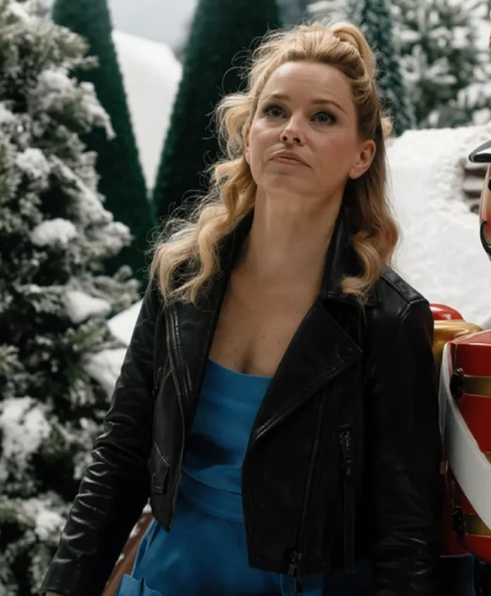Elizabeth Banks The Miniature Wife TV Series Season 01 2026 Lindy Littlejohn Black Cropped Jacket