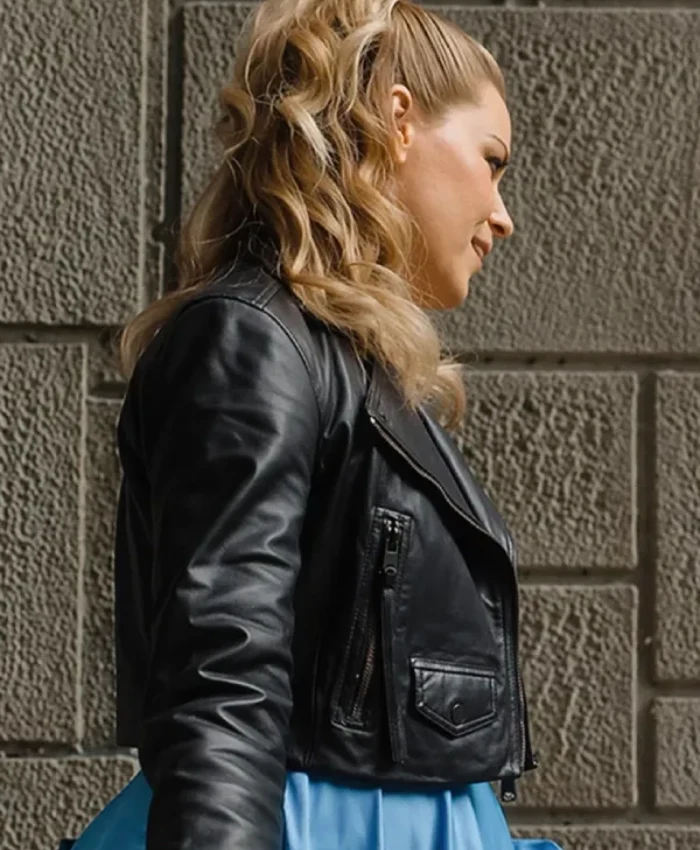 Elizabeth Banks The Miniature Wife TV Series Season 01 2026 Lindy Littlejohn Black Leather Jacket