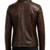 Emily Ratajkowski NYC Brown Leather Jacket Men