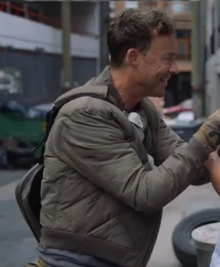 Eobard Thawne TV Series The Flash Season 06 Tom Cavanagh Quilted Green Vintage Bomber Jacket