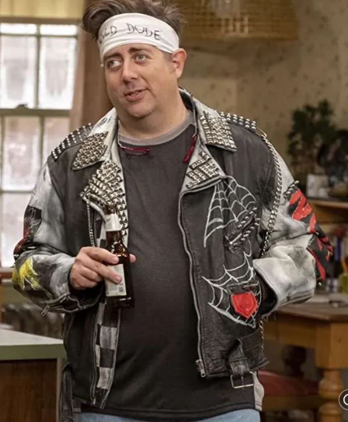 Eric Petersen TV Series Kevin Can Fk Himself S02 Black Jacket