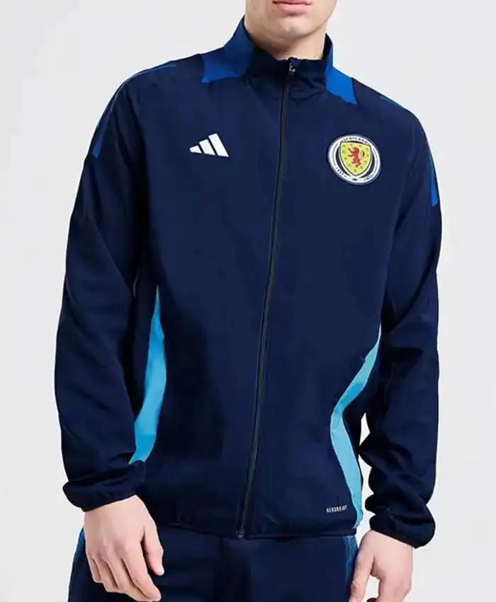Euro 2024 Scotland Blue Track Jacket