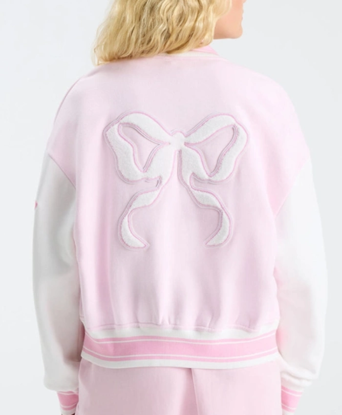 Fanatics x LoveShackFancy The University of Alabama Collegiate Fleece Varsity Jacket