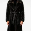 Fight Club Brad Pitt Fur Coat Mens