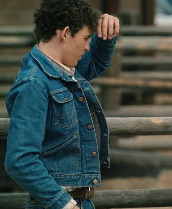 Finn Little Yellowstone S05 Denim Blue Jacket