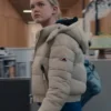 Fool Me Once 2024 Danya Griver Hooded Puffer Jacket Side View