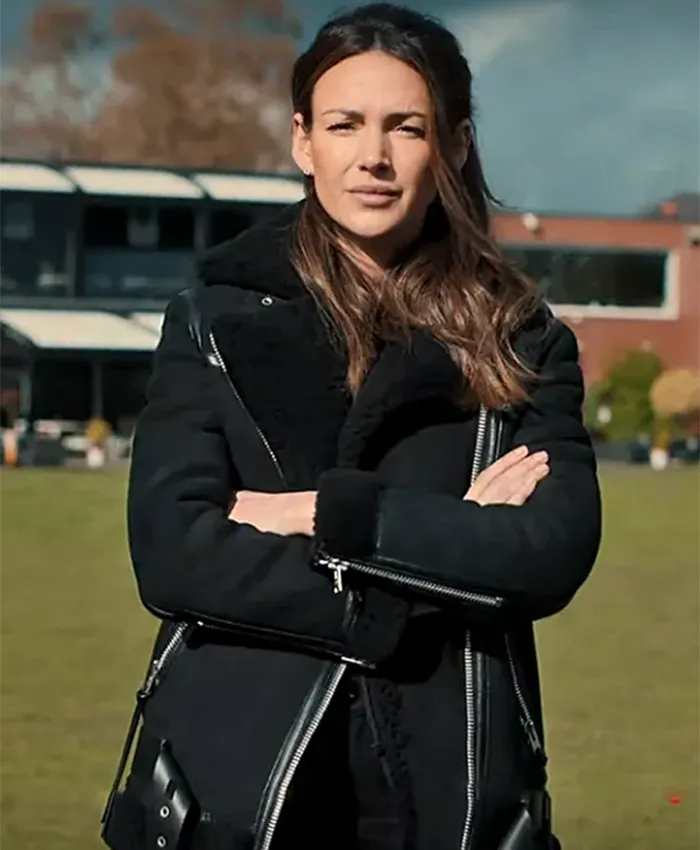 Fool Me Once 2024 Maya Stern Shearling Jacket