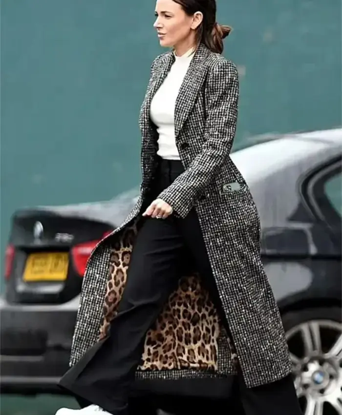 Fool Me Once 2024 Michelle Keegan Leopard Print Trench Coat
