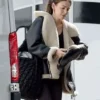 Fool Me Once Michelle Keegan Leather Shearling Jacket