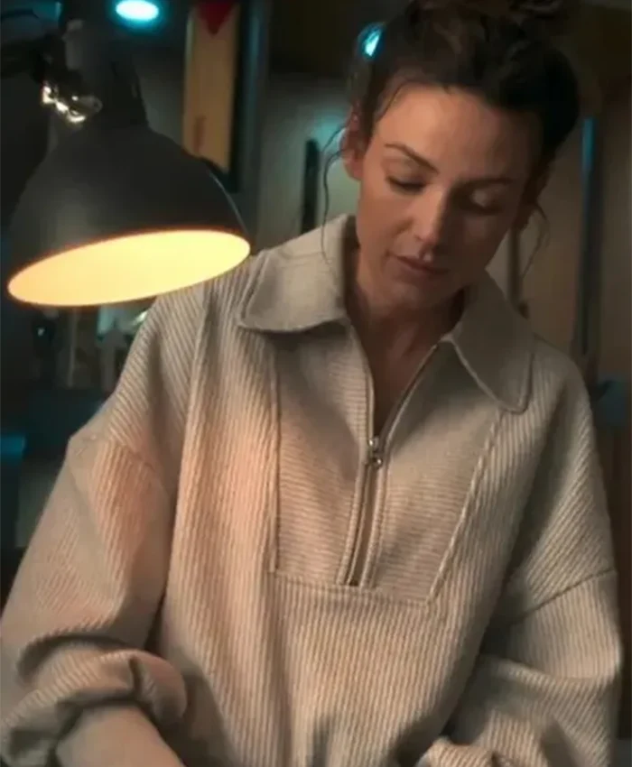 Fool Me Once Michelle Keegan White Pullover Jacket