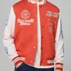 Formula 1 Tech Heritage Red and Off White Jacket