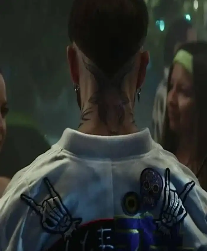 Fran Berenguer Movie My Fault 2023 Ronnie Vintage Bomber Jacket