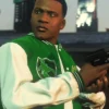 Franklin Adamim GTA 5 Wool And Leather Varsity Jacket