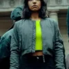 Furies 2024 Lina El Arabi Grey Cropped Jacket