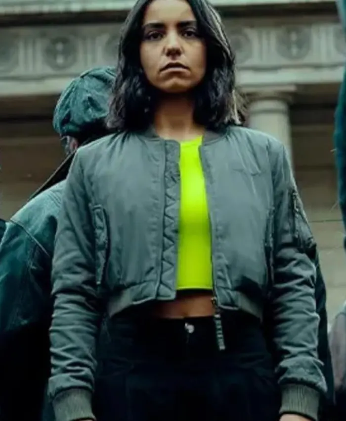 Furies 2024 Lina El Arabi Grey Cropped Jacket